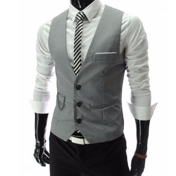 men's vests wholesale- blazer for men slim fit suit sleeveless business waistcoat gilet homme casual colete masculino terno chaleco ves, Black;white
men's vests wholesale- blazer for men slim fit suit sleeveless business waistcoat gilet homme casual colete masculino terno chaleco ves, Black;white