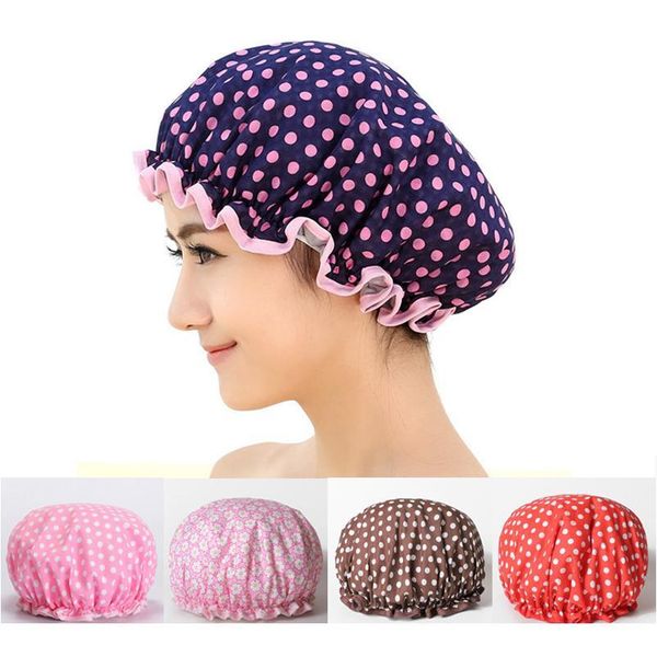 shower cap bath hat peva waterproof double layer women supplies bathroom accessories shower ha qylglz 
shower cap bath hat peva waterproof double layer women supplies bathroom accessories shower ha qylglz