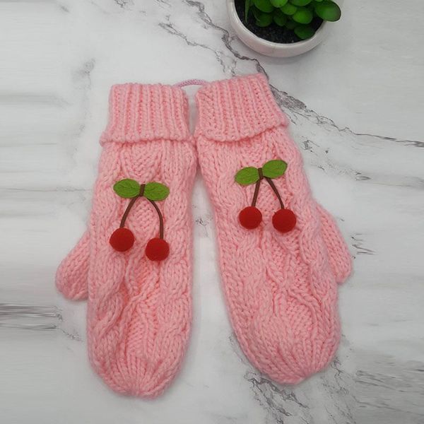 five fingers gloves solid color cherry knitted soft thick warm hand warmer halter hanging neck full finger mittens outdoor windproof, Blue;gray
five fingers gloves solid color cherry knitted soft thick warm hand warmer halter hanging neck full finger mittens outdoor windproof, Blue;gray
