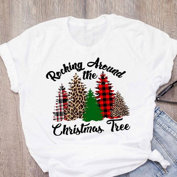 women graphic plaid letter leopard tree cute new year merry christmas printed lady tees clothing female t shirt t shirt, White
women graphic plaid letter leopard tree cute new year merry christmas printed lady tees clothing female t shirt t shirt, White