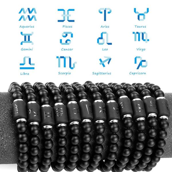 beaded, strands bracelet men's constellation beads couple cancer leo virgo libra woven friend men women, Black
beaded, strands bracelet men's constellation beads couple cancer leo virgo libra woven friend men women, Black