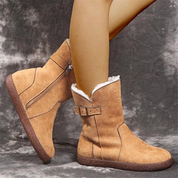 boots drop 2021 winter women's flat bottom tube slip plus velvet warm cotton shoes suede snow, Black
boots drop 2021 winter women's flat bottom tube slip plus velvet warm cotton shoes suede snow, Black