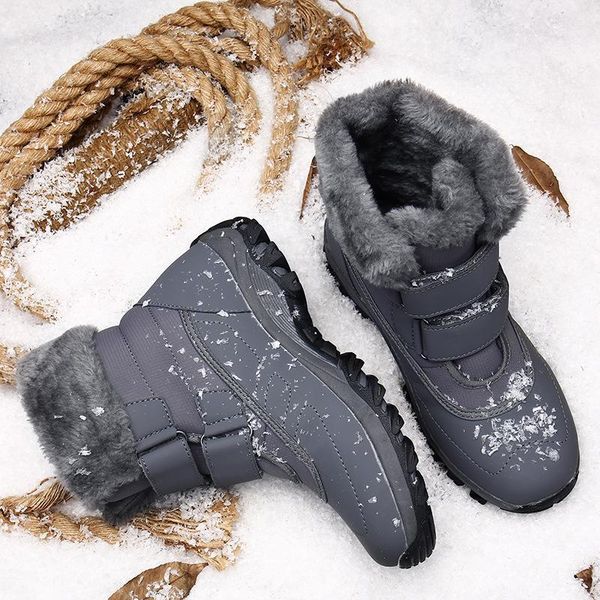women's casual winter snow boots waterproof winter shoes women snow platform keep warm ankle with fur heels outdoor footwear 461, Black
women's casual winter snow boots waterproof winter shoes women snow platform keep warm ankle with fur heels outdoor footwear 461, Black