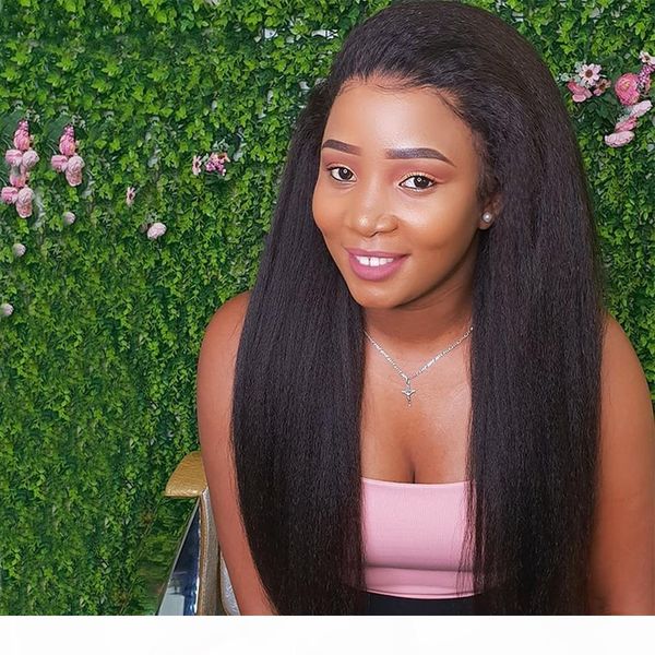 brazilian kinky straight remy human hair lace front wigs for women kinky straight full lace wigs 360 lace frontal wig yaki straight, Black
brazilian kinky straight remy human hair lace front wigs for women kinky straight full lace wigs 360 lace frontal wig yaki straight, Black