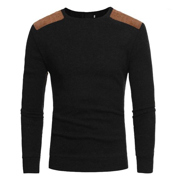 men's o-neck cotton pullover patchwork slim fit long sleeve comfortable autumn winter clothes knitted casual male sweater pull1, White;black
men's o-neck cotton pullover patchwork slim fit long sleeve comfortable autumn winter clothes knitted casual male sweater pull1, White;black