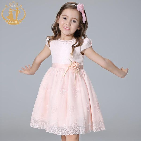 nimble girls dress princess embroidery bow beaded pearls dress elegant lace for girl vestidos kids dresses for girls 2020, Red;yellow
nimble girls dress princess embroidery bow beaded pearls dress elegant lace for girl vestidos kids dresses for girls 2020, Red;yellow