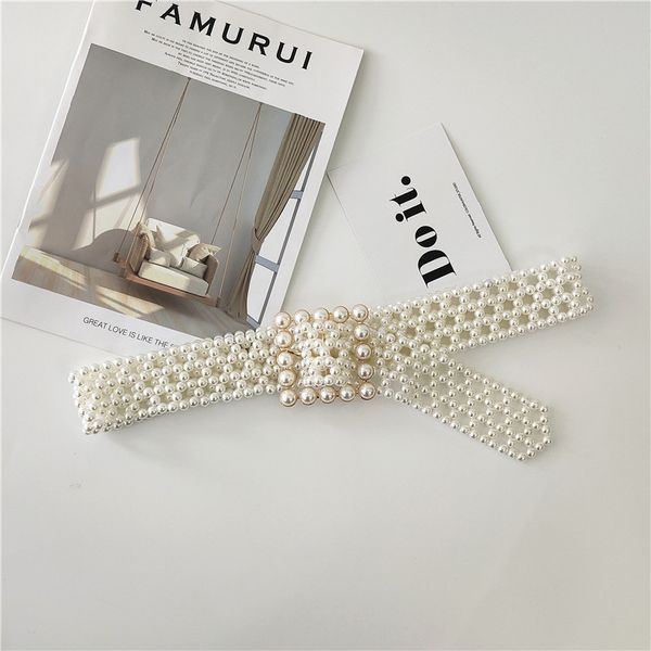 dress decoration female generous button fashion pearl waist chain with skirt summer simple and versatile beaded belt, Black;brown
dress decoration female generous button fashion pearl waist chain with skirt summer simple and versatile beaded belt, Black;brown