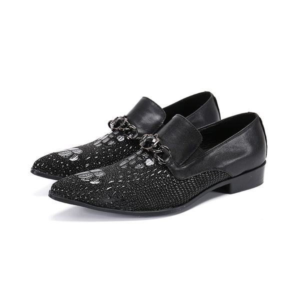2020 moccasins brown spring summer leather shoes men toe derby foot elegant apartments oxford calzado au90, Black
2020 moccasins brown spring summer leather shoes men toe derby foot elegant apartments oxford calzado au90, Black