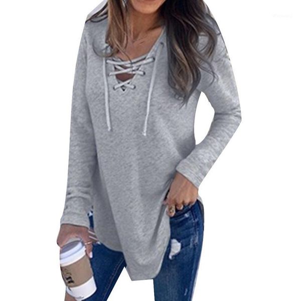 litthing 2019 fashion women long sleeve spring blusas deep v neck bandage shirts women lace up tees clothes1, Black
litthing 2019 fashion women long sleeve spring blusas deep v neck bandage shirts women lace up tees clothes1, Black