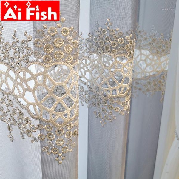 luxury gray hollow out embroidery tulle curtains for living room white flowers lace bottom window drapes for bedroom my489#301
luxury gray hollow out embroidery tulle curtains for living room white flowers lace bottom window drapes for bedroom my489#301