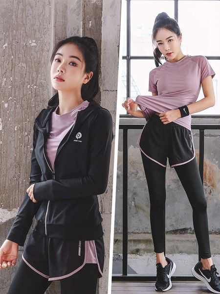 fitness women's summer gym yoga suit professional quick dry loose morning net red running sportswear, Gray
fitness women's summer gym yoga suit professional quick dry loose morning net red running sportswear, Gray