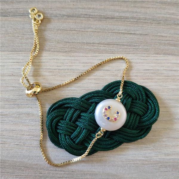 link, chain rainbow cz paved initial 26 alphabet letter name charm coin freshwater pearl bead special dainty gold link bracelet for women, Black
link, chain rainbow cz paved initial 26 alphabet letter name charm coin freshwater pearl bead special dainty gold link bracelet for women, Black