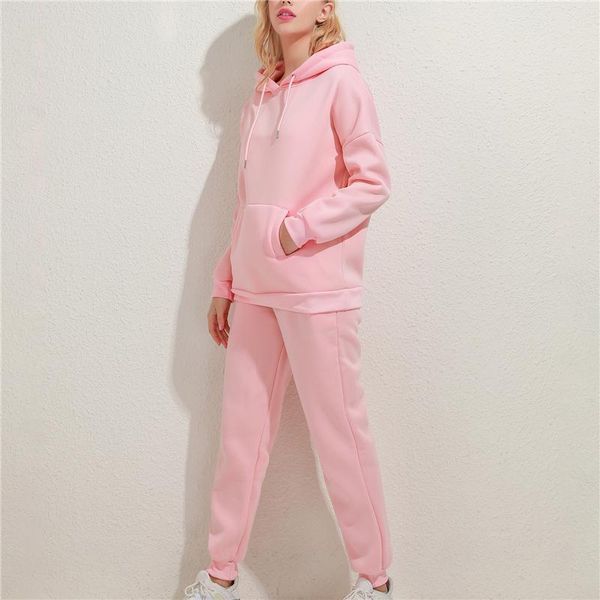 2020 autumn winter women set thick warm 2 pieces sets womens hoodies sweatshirt and pants suits fashion women tracksuit, Gray
2020 autumn winter women set thick warm 2 pieces sets womens hoodies sweatshirt and pants suits fashion women tracksuit, Gray