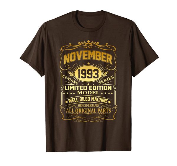 november 1993 vintage 26th birthday 26 years old gift shirt, White;black
november 1993 vintage 26th birthday 26 years old gift shirt, White;black