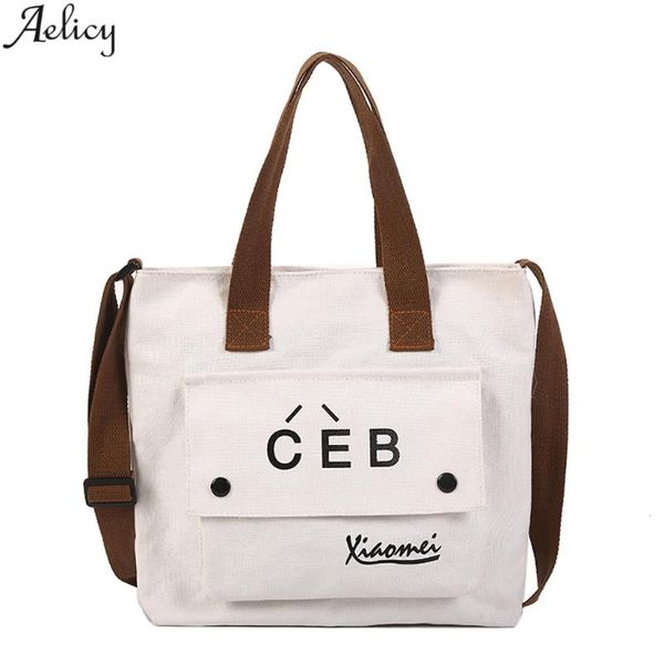 aelicy large capacity canvas bags for students women's letter print messenger bags simple style shoulder tote
aelicy large capacity canvas bags for students women's letter print messenger bags simple style shoulder tote