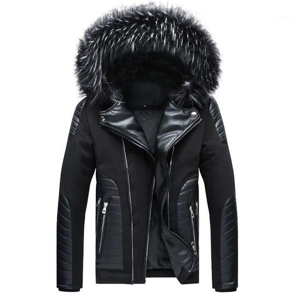 fashion motorcycle part pu leather jacket men removable hood autumn winter leather pu jackets men warm coat male outwear1, Black
fashion motorcycle part pu leather jacket men removable hood autumn winter leather pu jackets men warm coat male outwear1, Black
