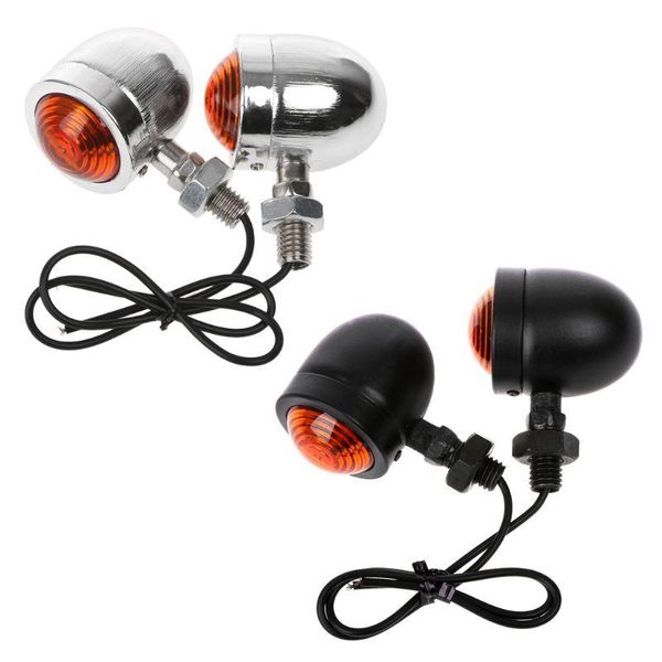 1 pair motorcycle turn signal indicator light amber motorbike blinker headlight 12v indicator lamp chrome
1 pair motorcycle turn signal indicator light amber motorbike blinker headlight 12v indicator lamp chrome