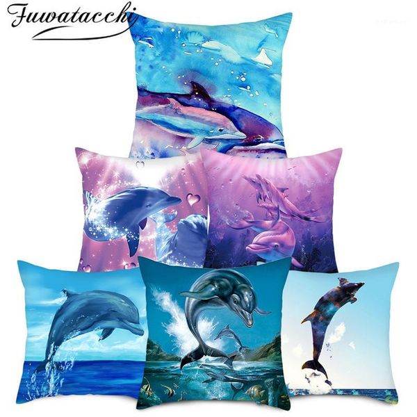 pillow case fuwatacchi cute dolphin pattern throw pillowcase 45x45cm cushion cover colorful sea world home sofa car decoration case1
pillow case fuwatacchi cute dolphin pattern throw pillowcase 45x45cm cushion cover colorful sea world home sofa car decoration case1