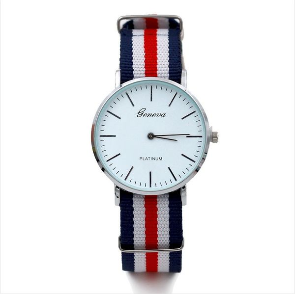 fashion men&women geneva platinum nylon fabric watch sport thin wrist canvas quartz dress wrist watches for men women, Slivery;brown
fashion men&women geneva platinum nylon fabric watch sport thin wrist canvas quartz dress wrist watches for men women, Slivery;brown