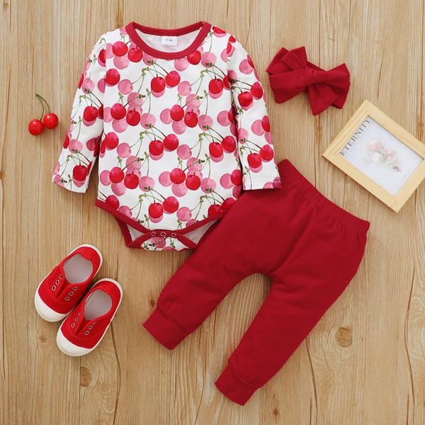 girl long sleeve fruit print romper bodysuit pants headbands outfits baby girls bow cute clothes suir infant kids solid suits, White
girl long sleeve fruit print romper bodysuit pants headbands outfits baby girls bow cute clothes suir infant kids solid suits, White