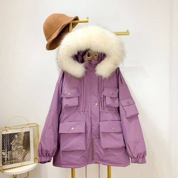 new great 2021 real skin women winter 90% white down parkas mid-length female thick jacket released with a windproof hoodie gmpe, Black
new great 2021 real skin women winter 90% white down parkas mid-length female thick jacket released with a windproof hoodie gmpe, Black
