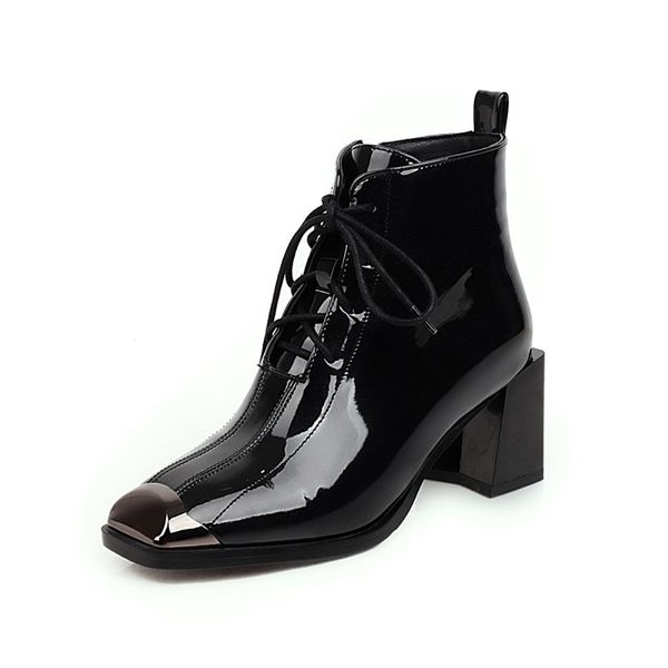 2021 female leather ankle black high heels with winter shoes woman as party boots mffz
2021 female leather ankle black high heels with winter shoes woman as party boots mffz