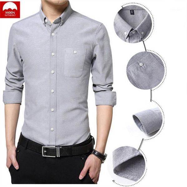 men's dress shirts moon 2021 men autumn solid color ironing shirt long sleeve british style cotton cs-00131, White;black
men's dress shirts moon 2021 men autumn solid color ironing shirt long sleeve british style cotton cs-00131, White;black