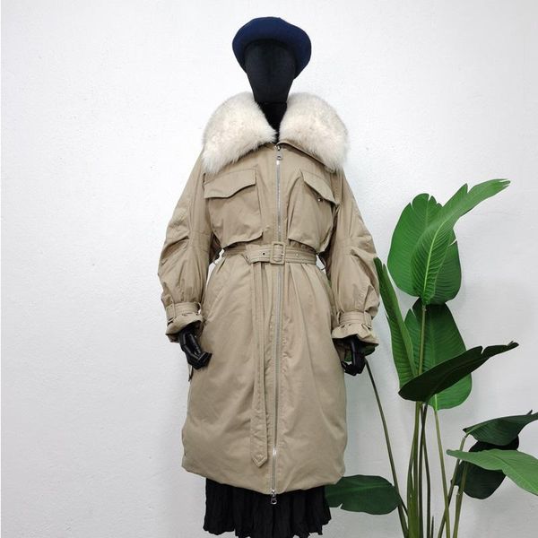 women's down & parkas large real natural fur 2021 winter coat women thick puffer jackets white duck female loose warm outwear, Black
women's down & parkas large real natural fur 2021 winter coat women thick puffer jackets white duck female loose warm outwear, Black
