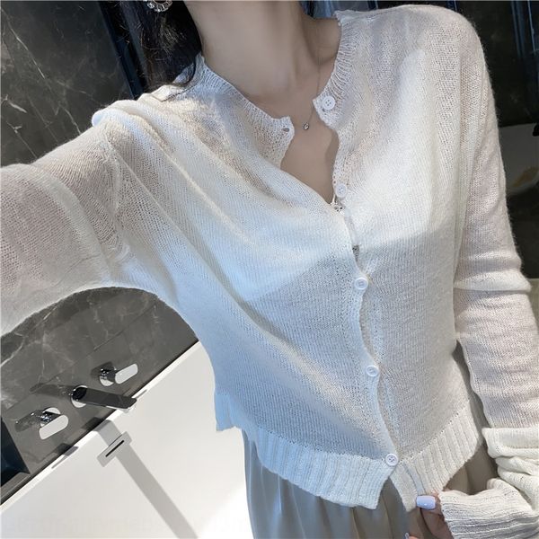2020 summer new knitted cardigan women's slim sweater coat coat air conditioning shirtknitted shirt slimming sun-proof air-conditioned, White;black
2020 summer new knitted cardigan women's slim sweater coat coat air conditioning shirtknitted shirt slimming sun-proof air-conditioned, White;black