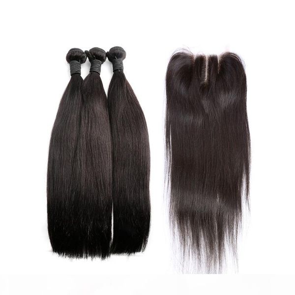 human hair wefts with lace closure 3 part brazilian hair silky straight natural color 8-34 inch bellahair, Black
human hair wefts with lace closure 3 part brazilian hair silky straight natural color 8-34 inch bellahair, Black