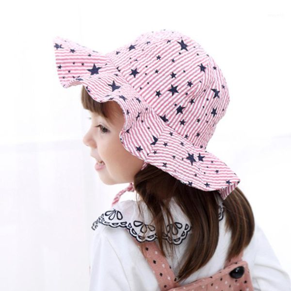 new style pure cotton five-pointed star children bucket hat men and women baby summer sun hat large brimmed sun-resistant1, Yellow
new style pure cotton five-pointed star children bucket hat men and women baby summer sun hat large brimmed sun-resistant1, Yellow