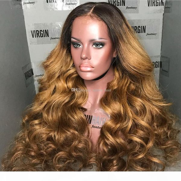 soft brazilian virgin glueless full lace human hair wigs for black women ombre #1bt27 wavy lace front wigs with baby hair, Black;brown
soft brazilian virgin glueless full lace human hair wigs for black women ombre #1bt27 wavy lace front wigs with baby hair, Black;brown