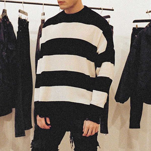 represent stripe knit sweater black white distressed knitted sweater casual oversize mock neck sweater men women hip hop streetwear mg200286, White;black
represent stripe knit sweater black white distressed knitted sweater casual oversize mock neck sweater men women hip hop streetwear mg200286, White;black