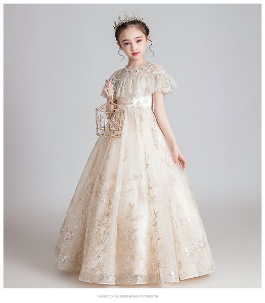 in 2020, the new style of long round collar layer simple good-looking fashion hand-made flower puff dress host girls piano performance dress, White;blue
in 2020, the new style of long round collar layer simple good-looking fashion hand-made flower puff dress host girls piano performance dress, White;blue