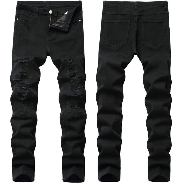 aizsc black jeans leg stretch washed trendy and trousers and trousers hole slim men's pants 2020 new pants men's hnv7v, Blue
aizsc black jeans leg stretch washed trendy and trousers and trousers hole slim men's pants 2020 new pants men's hnv7v, Blue