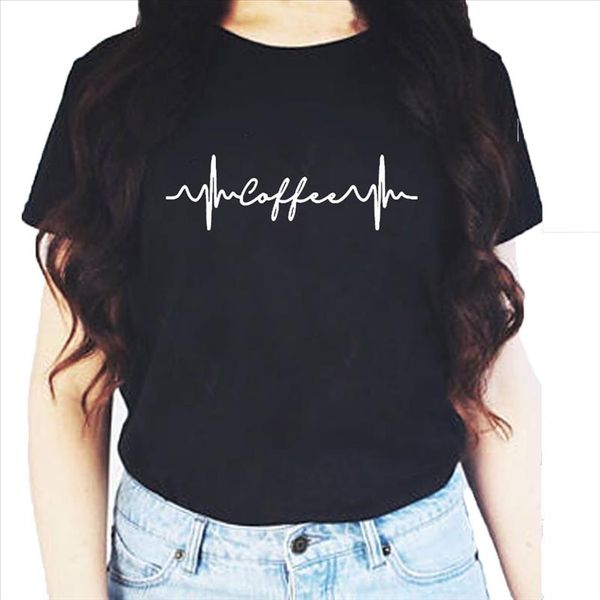 heartbeat coffee graphic tee women short sleeve o neck cotton t shirt women black white loose tee shirt femme dropshipping
heartbeat coffee graphic tee women short sleeve o neck cotton t shirt women black white loose tee shirt femme dropshipping