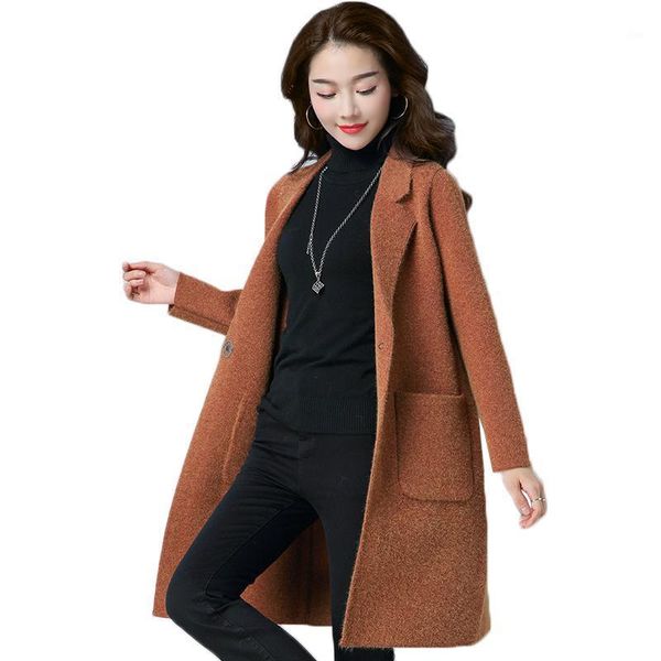 2020 spring new women woolen coat female double-faced wool coat women large size wool jacket single button long1, Black
2020 spring new women woolen coat female double-faced wool coat women large size wool jacket single button long1, Black