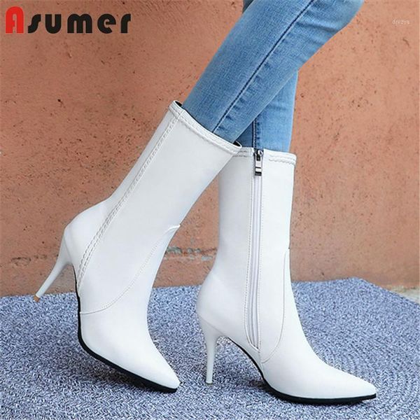 asumer 2020 big size 47 women ankle boots pointed toe high heels dress party shoes simple fashion autumn winter boots woman1, Black
asumer 2020 big size 47 women ankle boots pointed toe high heels dress party shoes simple fashion autumn winter boots woman1, Black