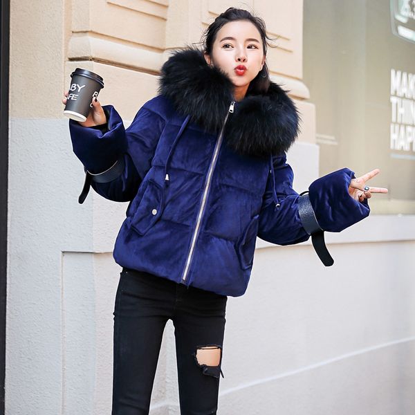 2021 newwomen's winter jacket plus size velvet fabric cotton padded female short coat hooded with fur collar overcoat hh2r, Black;brown
2021 newwomen's winter jacket plus size velvet fabric cotton padded female short coat hooded with fur collar overcoat hh2r, Black;brown