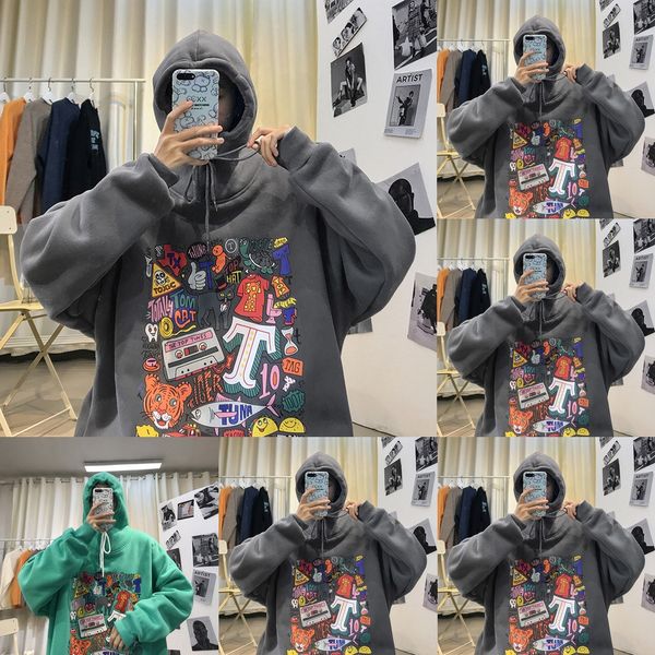 мужской осенней толстовка sweatersweater свитер и зимой с плюшем и утолщенных капюшоны ins вместительного bf томных мод cec корейская куртка, Black
мужской осенней толстовка sweatersweater свитер и зимой с плюшем и утолщенных капюшоны ins вместительного bf томных мод cec корейская куртка, Black