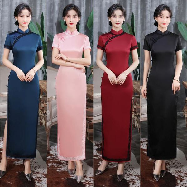 ethnic clothing oversize 4xl 5xl vintage oriental style women stage show long qipao summer print floral elegant evening dress rayon cheongsa, Red
ethnic clothing oversize 4xl 5xl vintage oriental style women stage show long qipao summer print floral elegant evening dress rayon cheongsa, Red