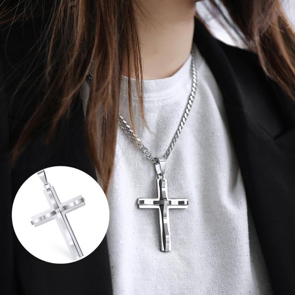 cross pendant necklace for women men curb cuban black gold silver curb cuban link chain charm fashion jewelry gift lkp52
cross pendant necklace for women men curb cuban black gold silver curb cuban link chain charm fashion jewelry gift lkp52