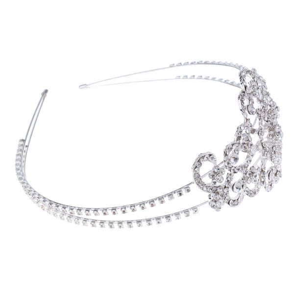 princess shiny crystal rhinestones hair crown tiara headband girls woman wedding bride jewelry, Silver
princess shiny crystal rhinestones hair crown tiara headband girls woman wedding bride jewelry, Silver