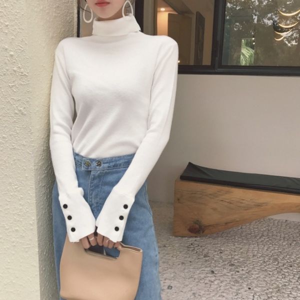 yxng9 kw2020 women's pullover pullovert-shirt fitting korean bottom tight autumn winter high neck pulloverclose women's t-shirt pu, White;black
yxng9 kw2020 women's pullover pullovert-shirt fitting korean bottom tight autumn winter high neck pulloverclose women's t-shirt pu, White;black