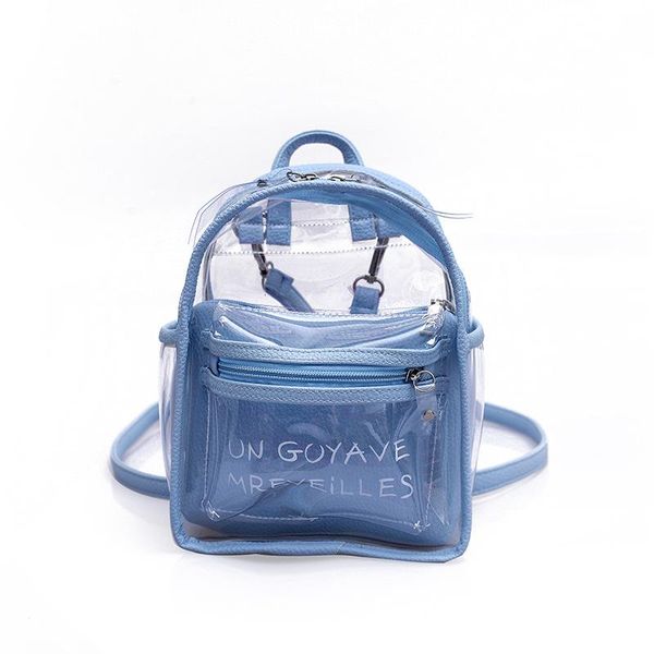 new jelly transparent pvc small backpack mini simple transparent backpack slung one shoulder fashion letter back
new jelly transparent pvc small backpack mini simple transparent backpack slung one shoulder fashion letter back