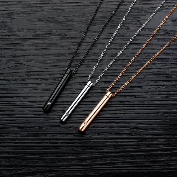 slender crystal clyinder cremation urn necklace in stainless steel minimalist memorial remembrance gift secret stash vial, Silver
slender crystal clyinder cremation urn necklace in stainless steel minimalist memorial remembrance gift secret stash vial, Silver