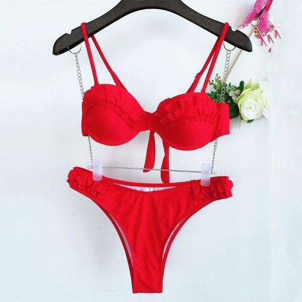 red bikini set women two-piece swimsuit hight waist push up bikini set brazilian beach swimwear women swimming suit biquinis1, White;black 
red bikini set women two-piece swimsuit hight waist push up bikini set brazilian beach swimwear women swimming suit biquinis1, White;black