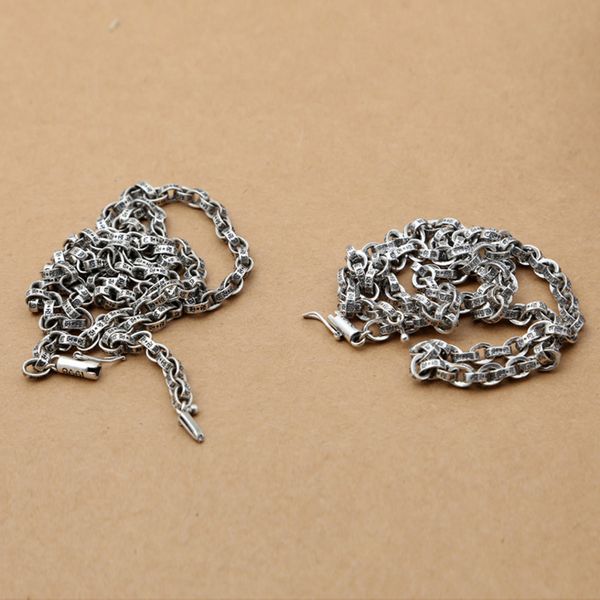 100% 925 sterling retro thai fashion brand link chain necklace pure silver 4mm/5mm men gothic jewelry q1219, Golden;silver
100% 925 sterling retro thai fashion brand link chain necklace pure silver 4mm/5mm men gothic jewelry q1219, Golden;silver