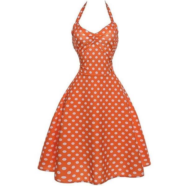 neck summer hepburn wind waist hanging big round dot show thin dress, Black;gray
neck summer hepburn wind waist hanging big round dot show thin dress, Black;gray