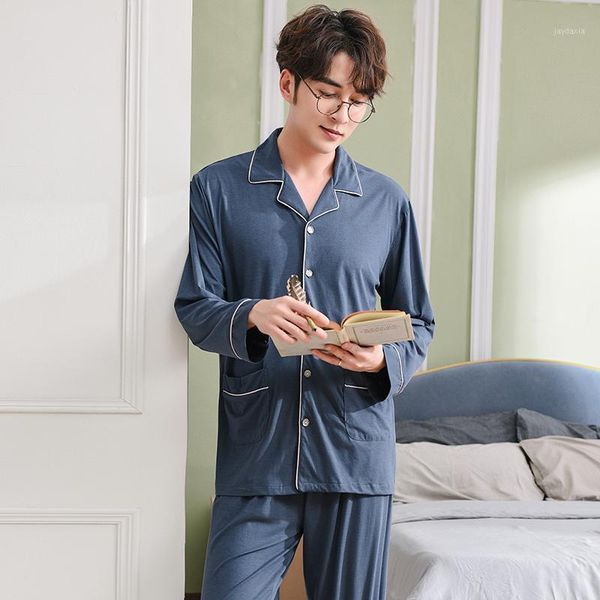 men's pajamas spring long sleeve modal cotton pyjamas sleepwear male simple lounge pajama sets plus size nightwear -3xl1, Black;brown
men's pajamas spring long sleeve modal cotton pyjamas sleepwear male simple lounge pajama sets plus size nightwear -3xl1, Black;brown